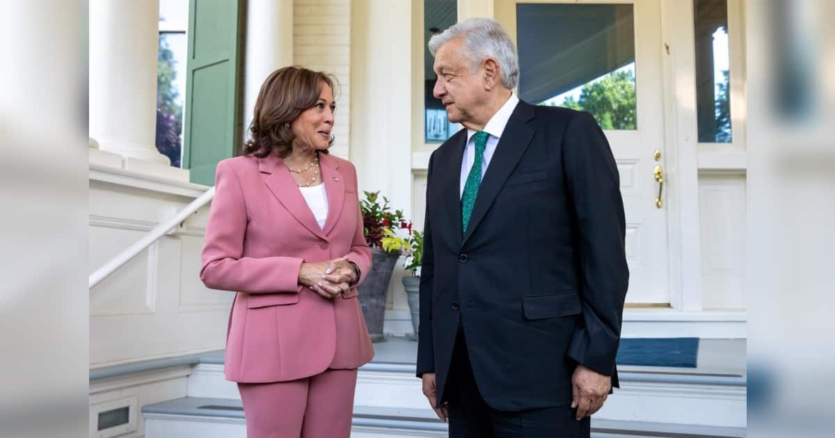 López Obrador desayuna con Kamala Harris, a quien llama su "amiga" - MCV Noticias