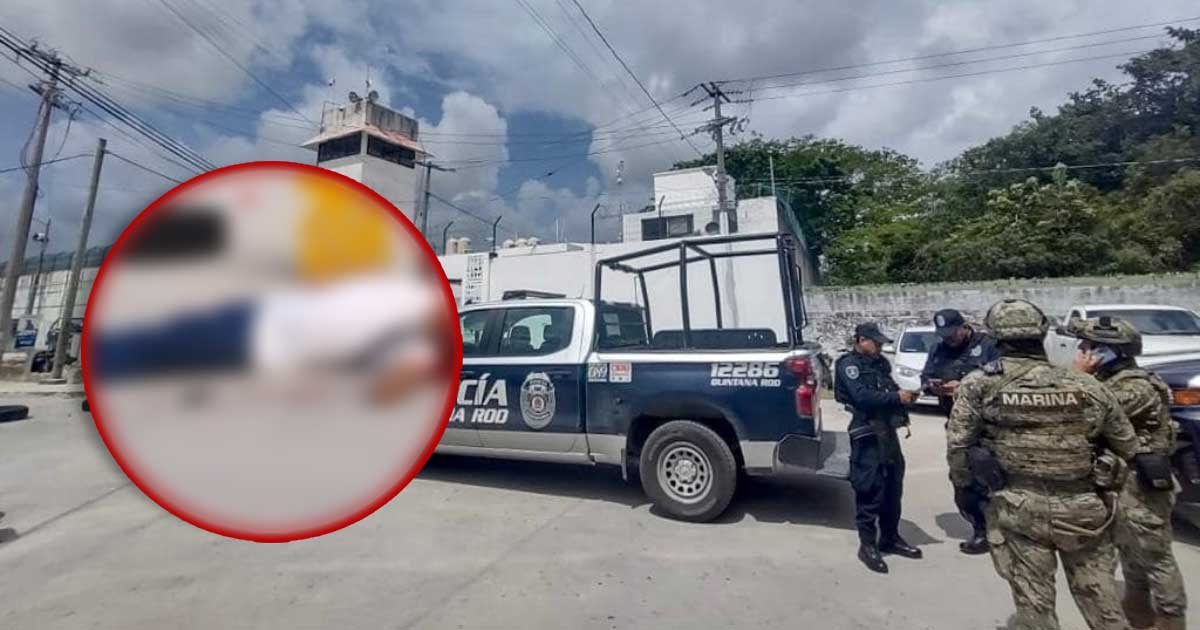Asesinan a policía afuera de la cárcel de Cancún