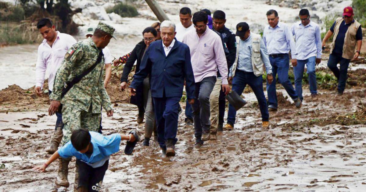 El gobierno del presidente Andrés Manuel López Obrador informó sobre los estragos del paso devastador del huracán Otis por el estado de Guerrero