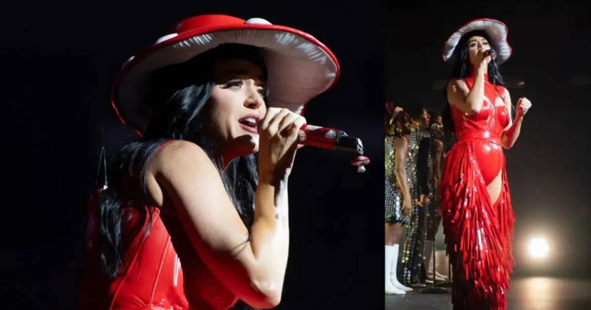 Katy Perry brindó un concierto privado en las Instalaciones de Televisa