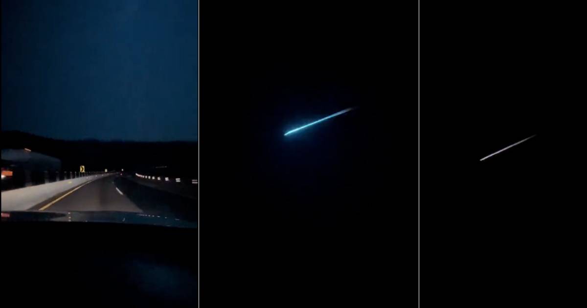 ¿Cayó un meteorito a la tierra? Esto captaron en varios estados