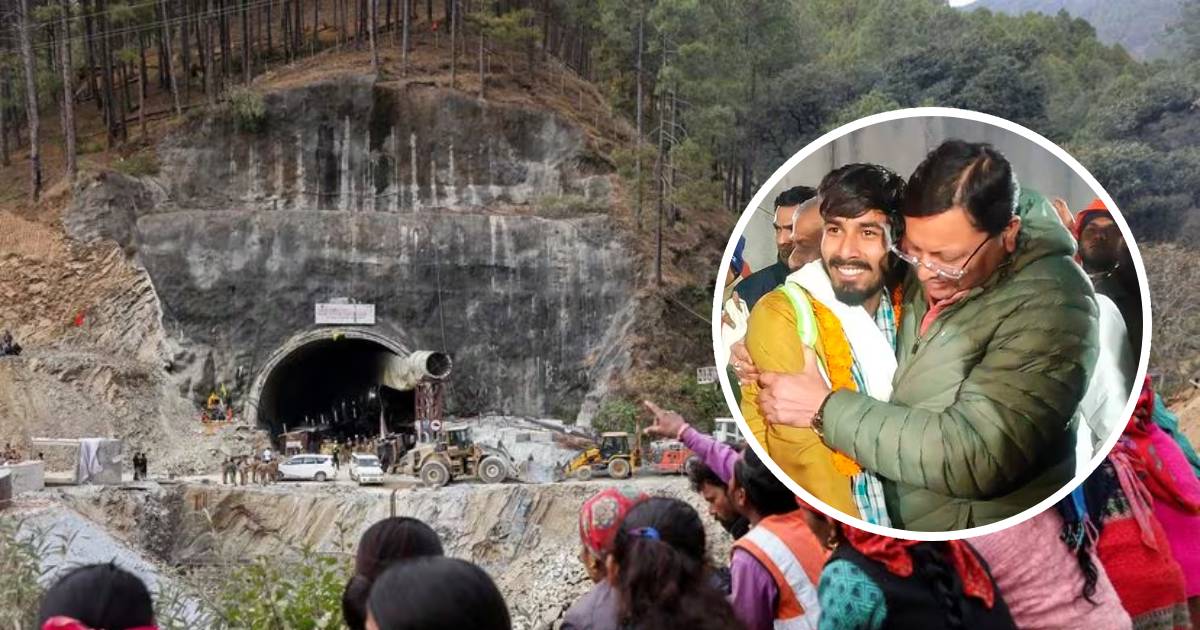 Rescatan a 41 trabajadores atrapados en un túnel en el norte de la India