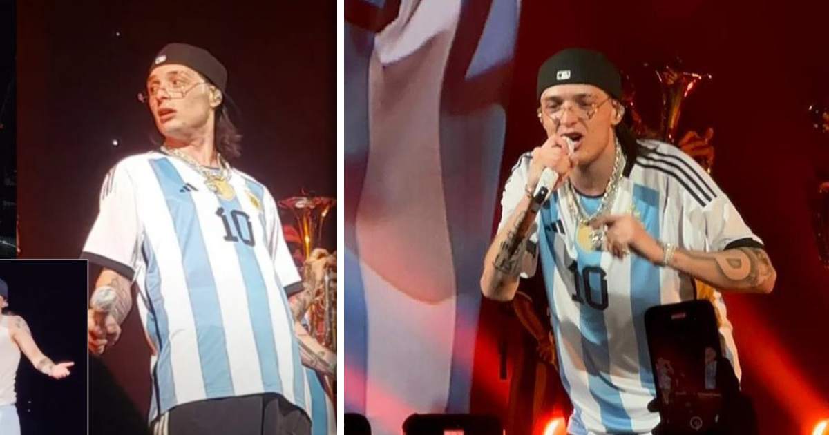 Peso Pluma dejó mal a México en su concierto en Argentina