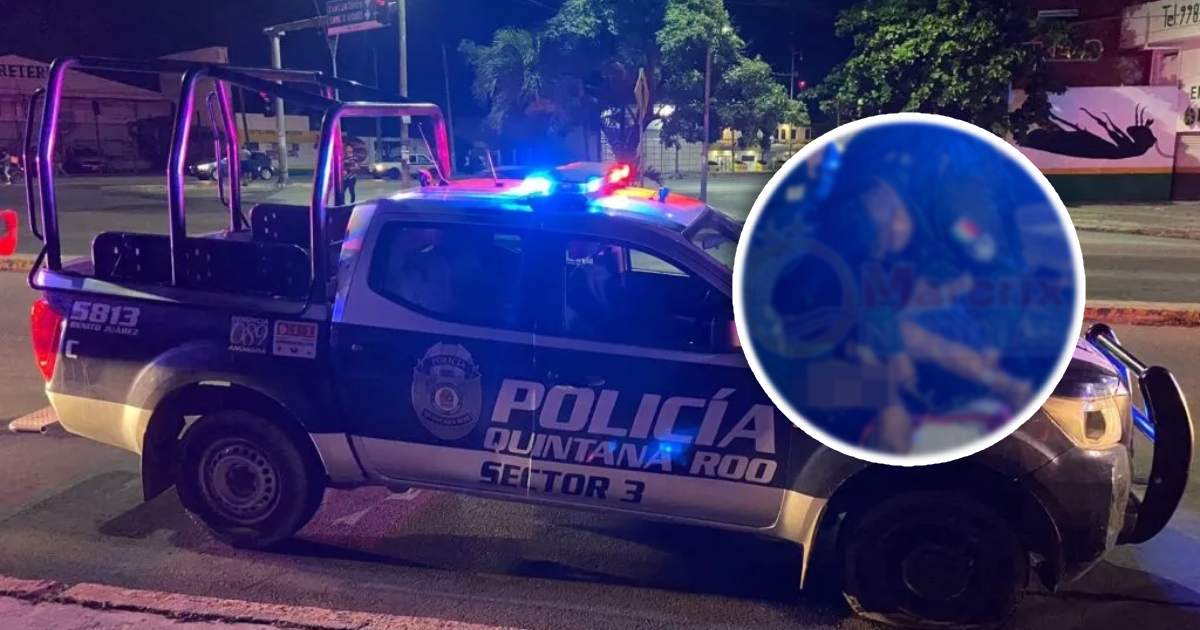 Policía de Cancún detiene a hombre que vomitó en taxi