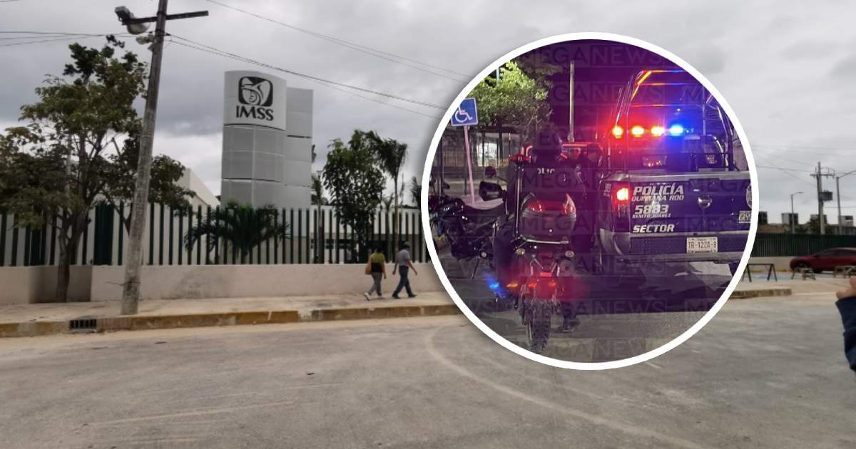 Hombre llega al IMSS tras ser baleado en Cancún