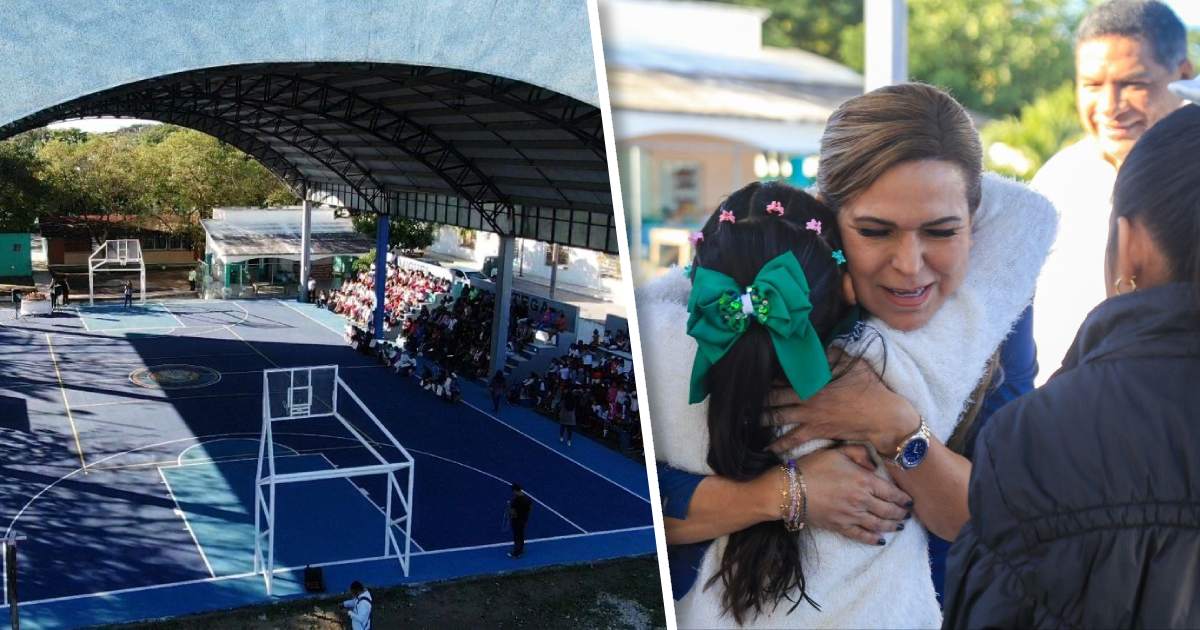 Inauguran espacios deportivos en primaria de Puerto Aventuras