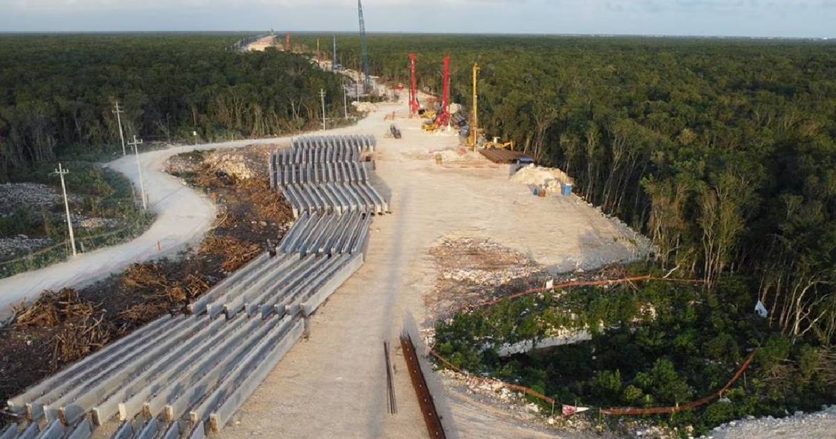 Perforan cavernas en tramo 5 del Tren Maya