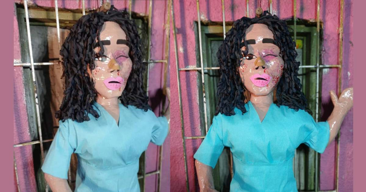 ¡Piñateria Ramírez lo hizo de nuevo! Sacan piñata de Paola Suárez golpeada