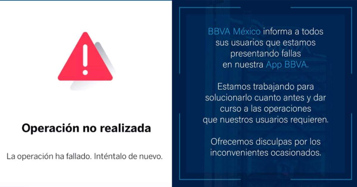 Reportan fallas de app de BBVA; esto dice el banco