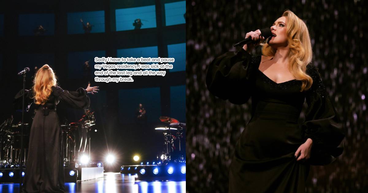 Adele cancela conciertos por enfermedad