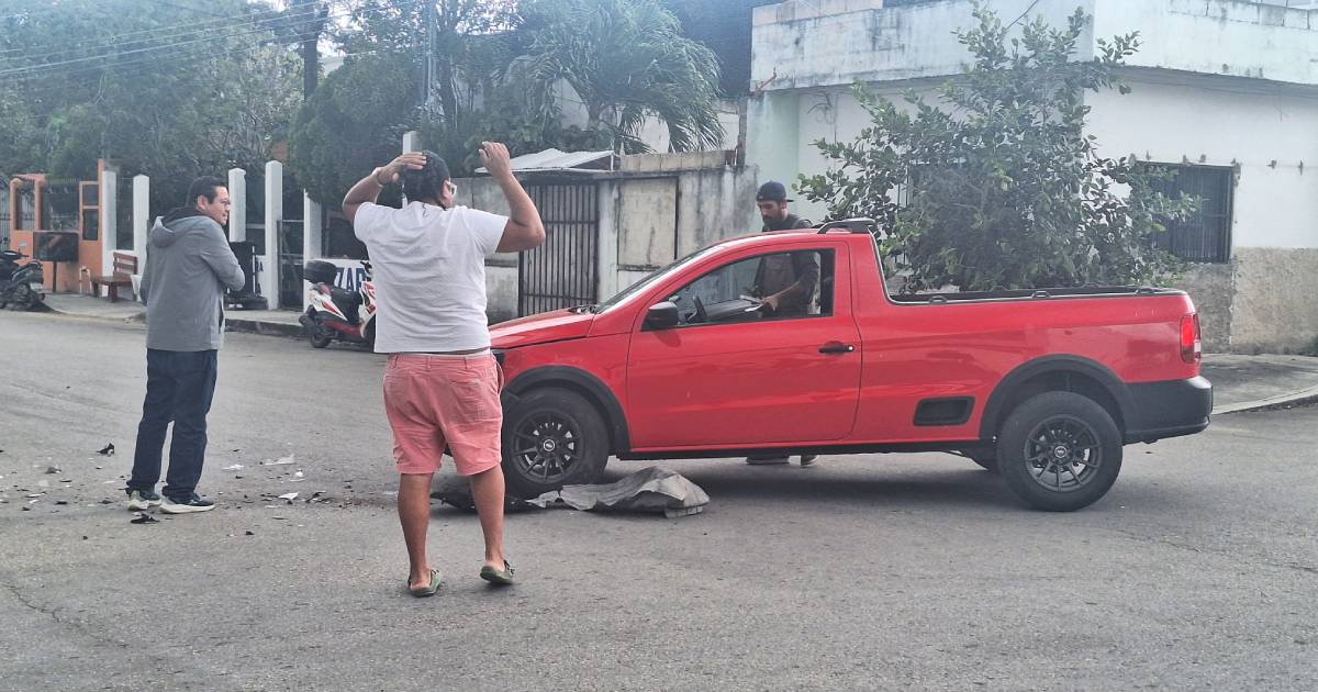 Conductor se vuela el alto y provoca accidente