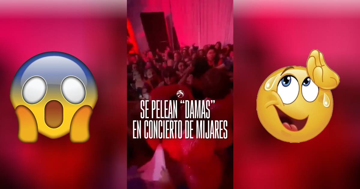 Damas de Carnaval se pelean en pleno concierto de Mijares