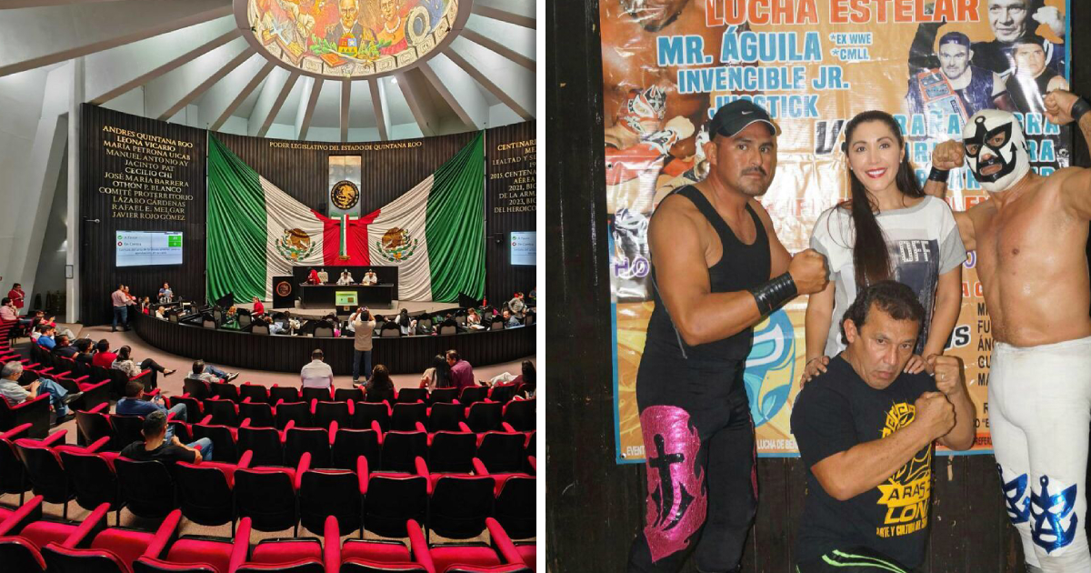 Declaran a la Lucha Libre como Patrimonio Cultural Intangible de Quintana Roo