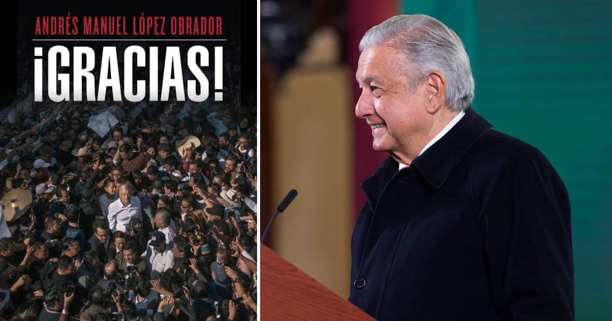 Ésta es la portada del último libro de López Obrador