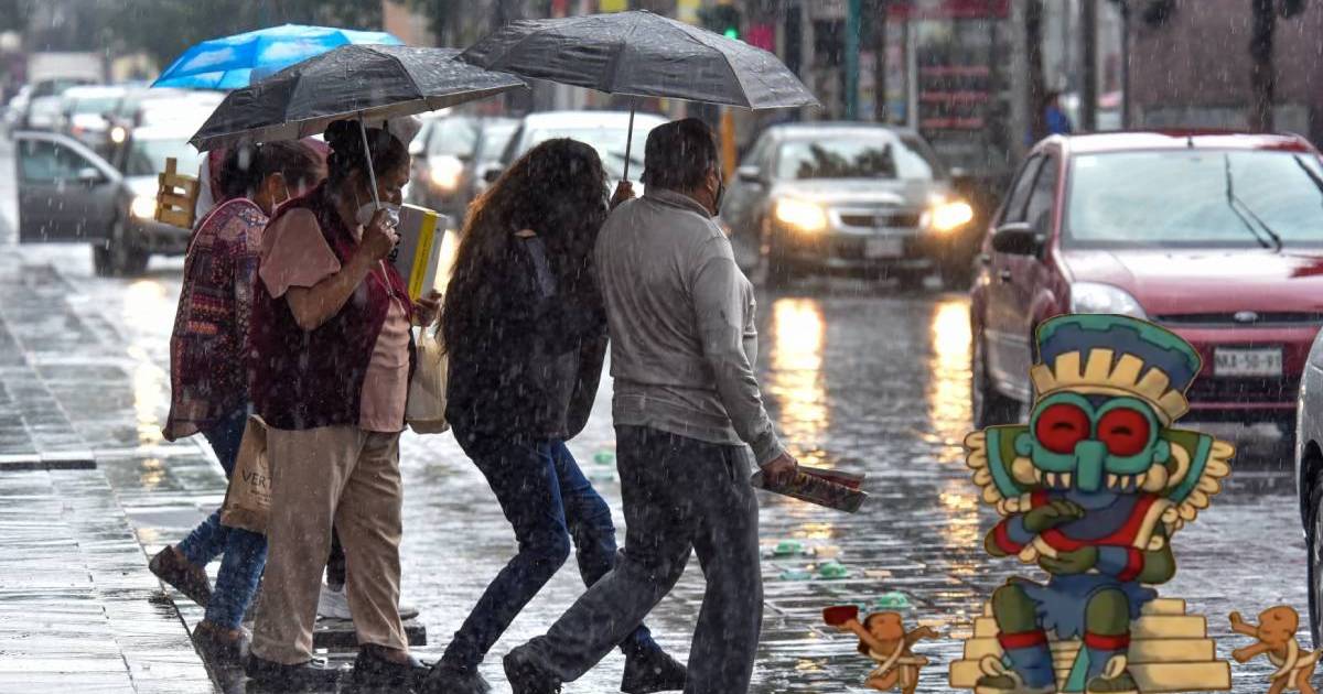 Primer lluvia del año en la CDMX