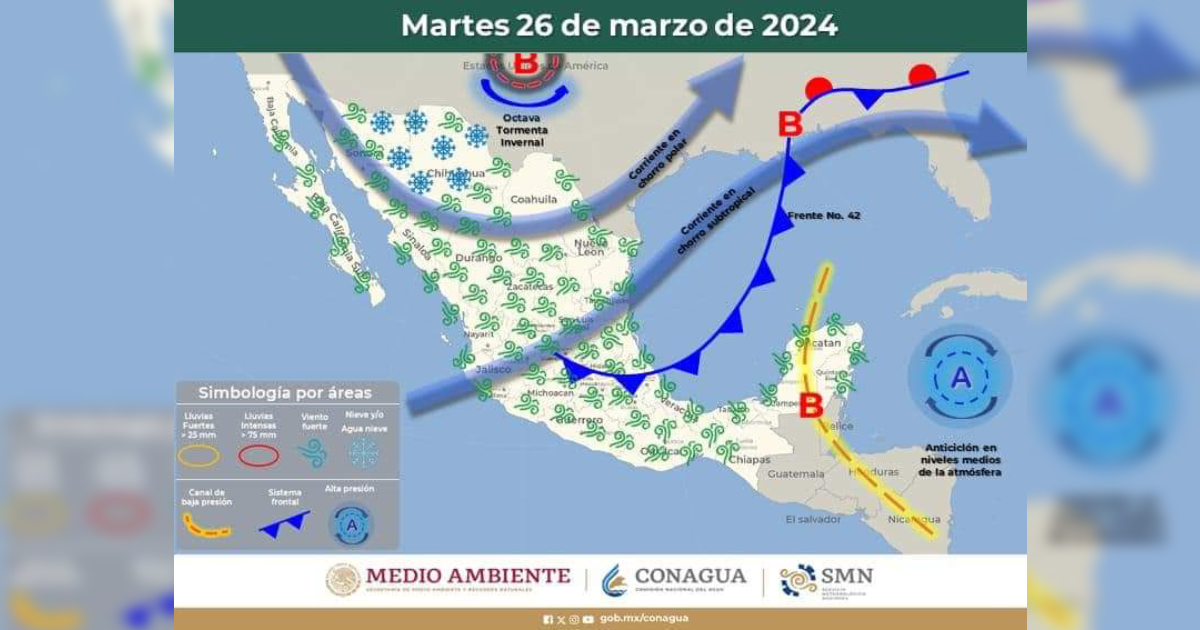 Pronostican evento de surada en Quintana Roo