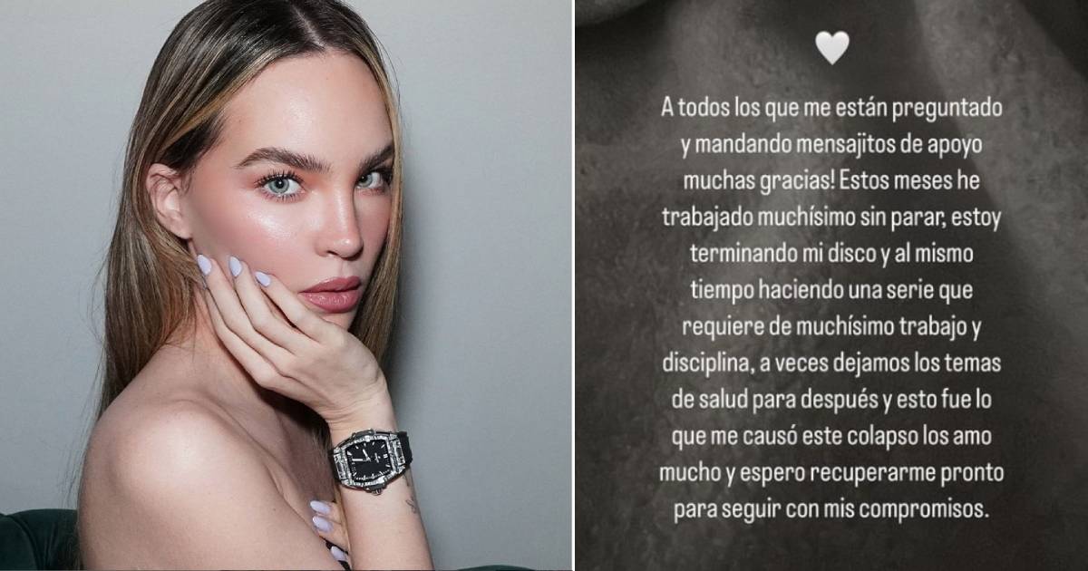 Reaparece Belinda en redes y explica las causas de su hospitalización