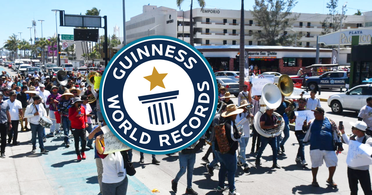 Sinaloenses planean romper récord Guinness de la tocada de banda más grande del mundo