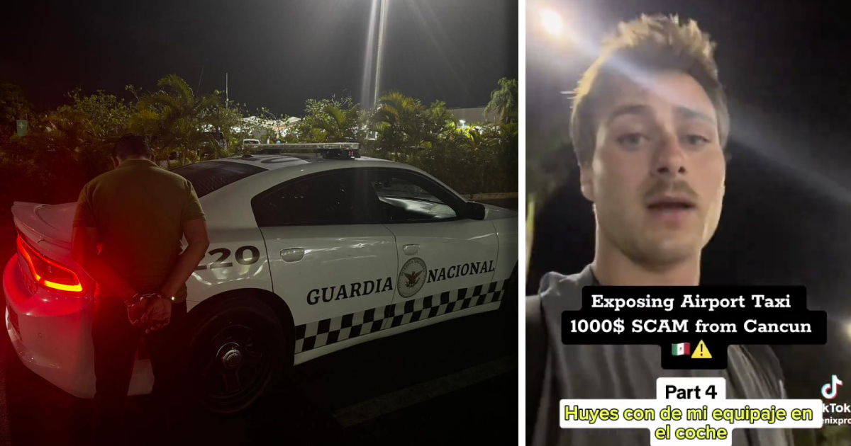 Apresan al taxista que estafó a turista canadiense en aeropuerto de Cancún