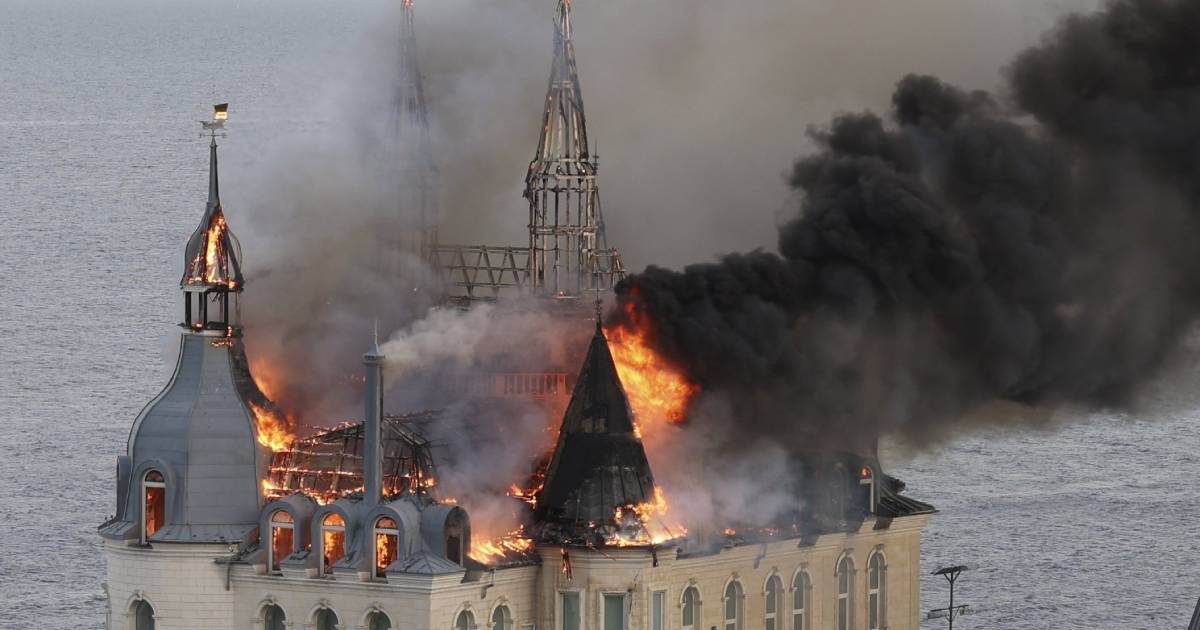 Castillo de Harry Potter en Odesa es alcanzado por un misil ruso