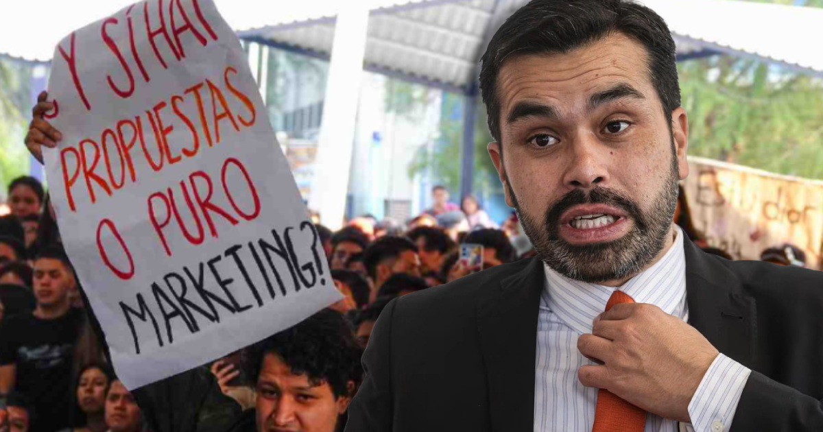 Estudiantes de la UAM Xochimilco abuchean al candidato Jorge Álvarez Máynez