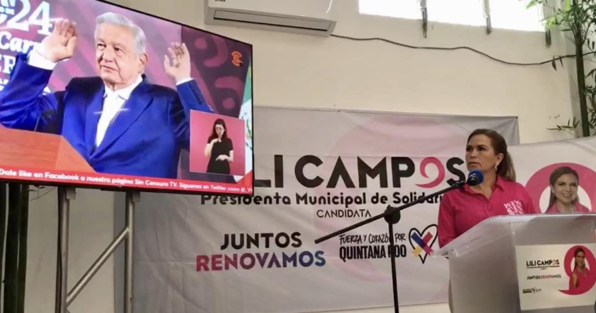 Lili Campos afirma que intentan utilizar las mañaneras del presidente, tras ataques en su contra