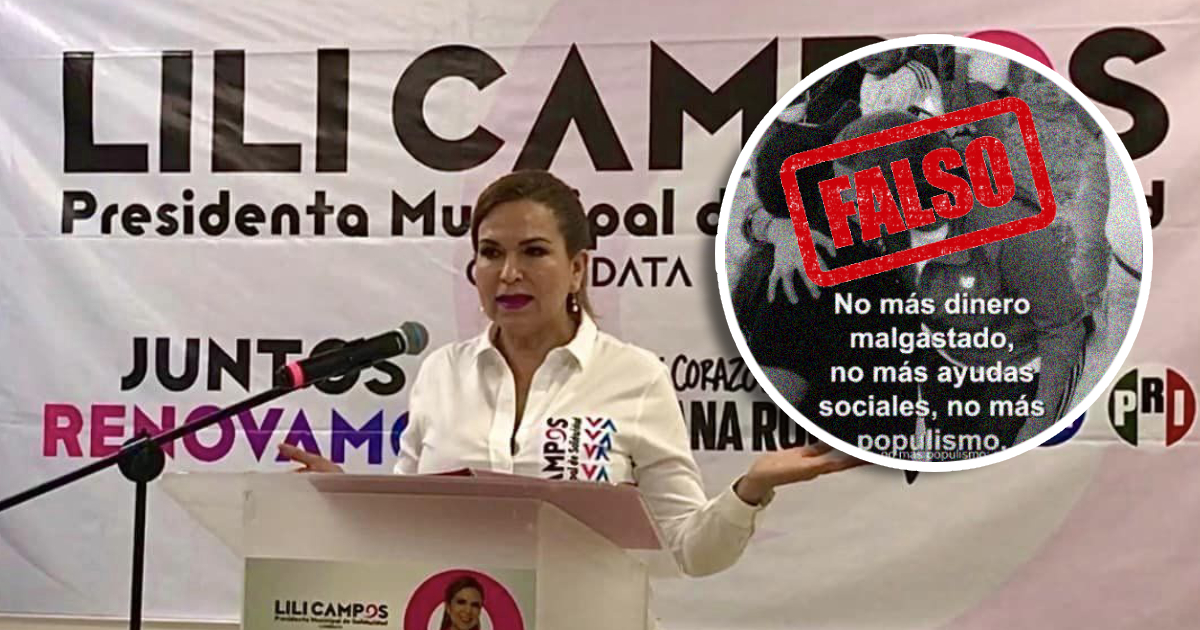Lili Campos denunciara por spot que usa su voz para realizar ‘guerra sucia’