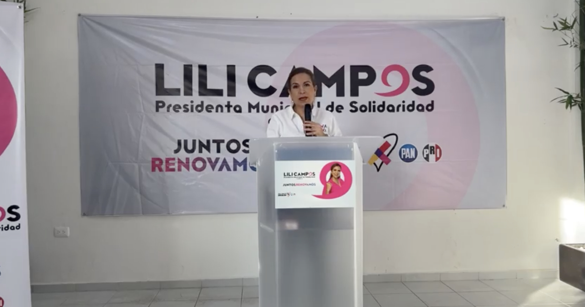 Lili Campos reitera la guerra sucia en su contra en Solidaridad