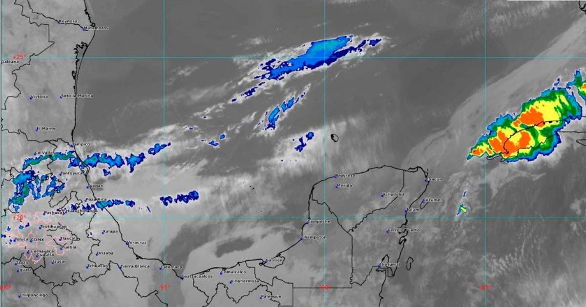 Pronostican lluvias, chubascos y vientos fuertes en Quintana Roo