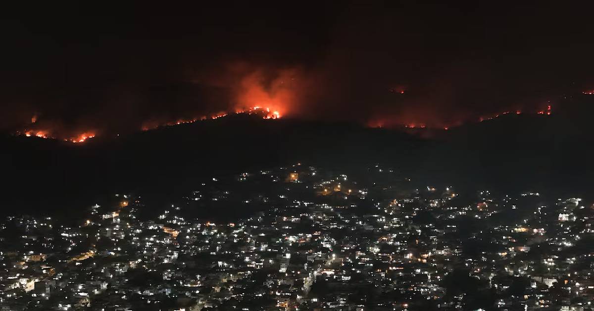Suspenden clases por incendios forestales en Chilpancingo y Acapulco