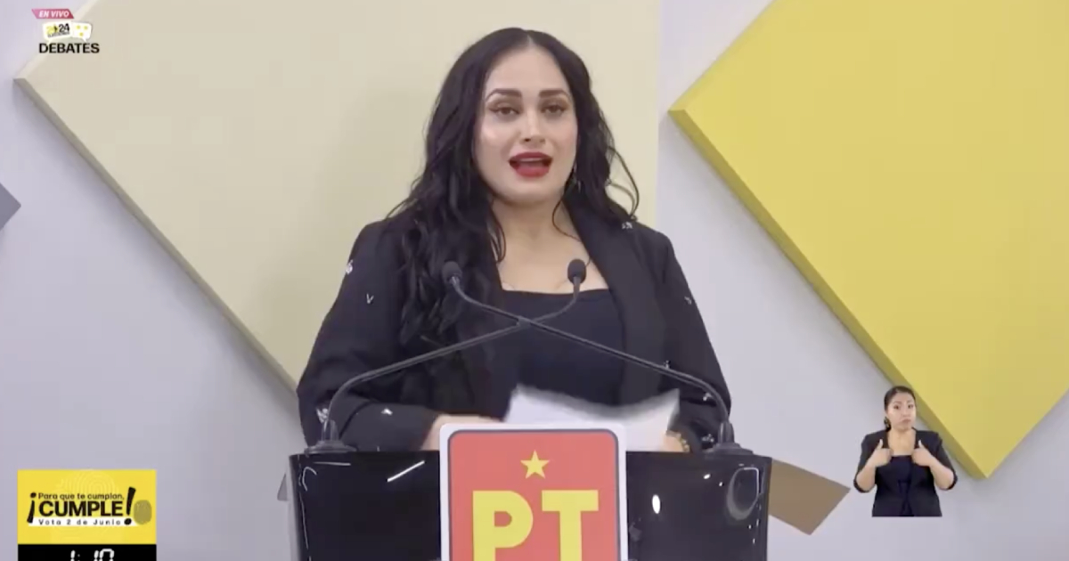 Candidata a alcaldesa en Nuevo León se vuelve viral por errores en debate