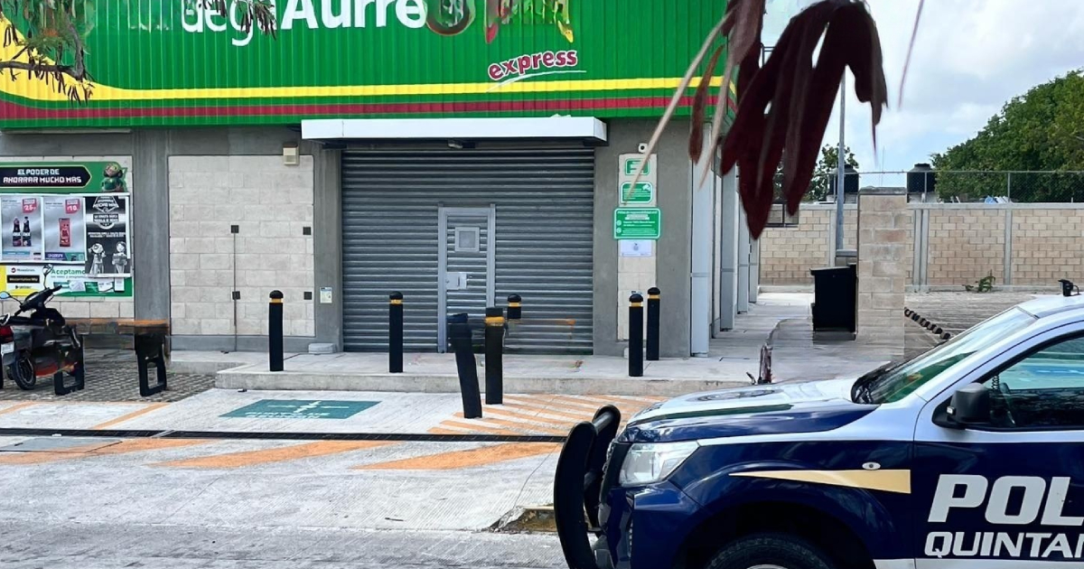 Asaltan una sucursal de Bodega Aurrerá en Cancún