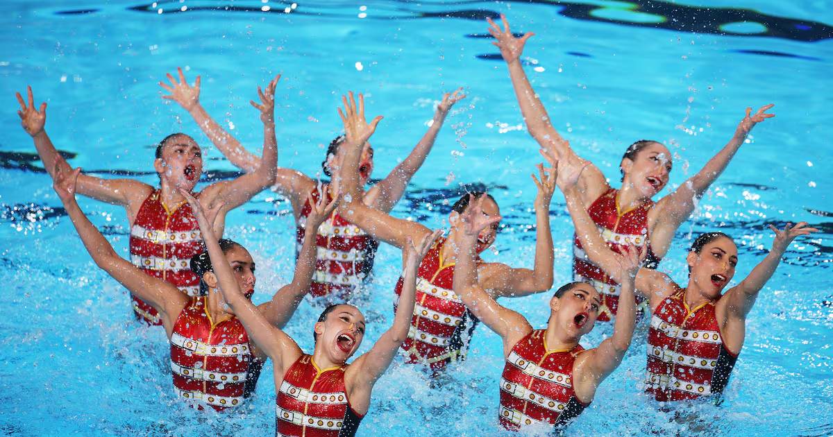 El equipo de natación artística de México conquista la medalla de oro en el Mundial de París