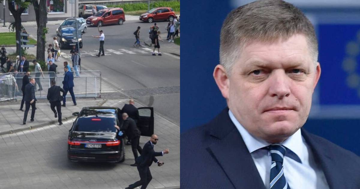 El primer ministro de Eslovaquia, Robert Fico, está en peligro de muerte tras recibir múltiples disparos