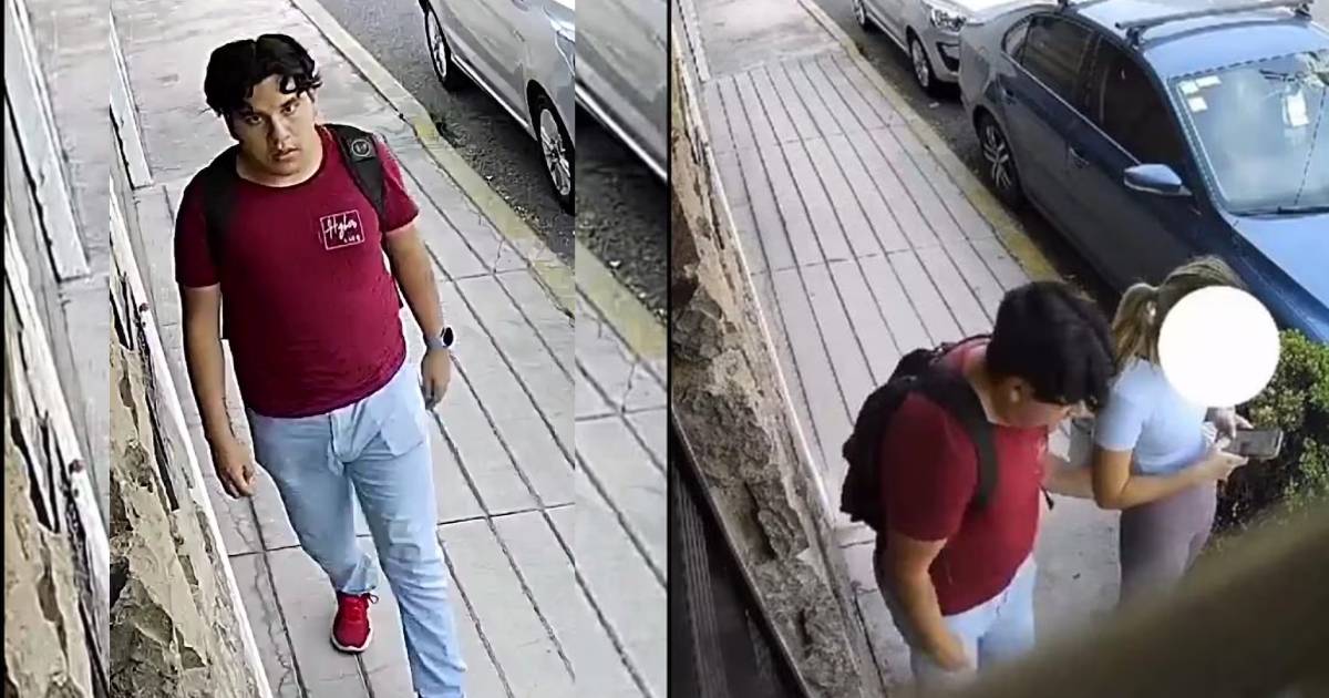 Exhiben a sujeto que manoseó a una joven en Puebla