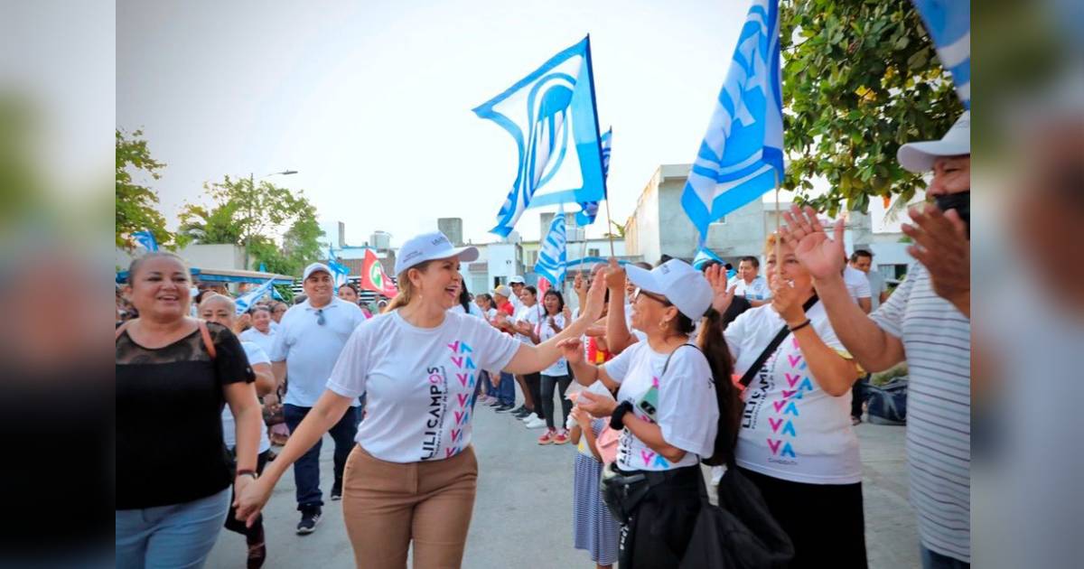 Vecinos de la colonia Villamar 1 apoyan propuestas de Lili Campos