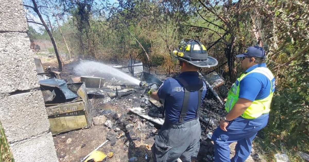 Incendio en refugio de indigentes alarma vecinos