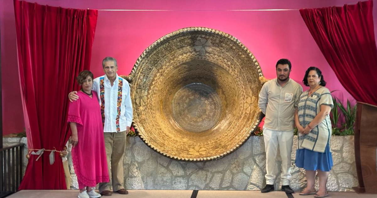 Artesanos homenajeados en Xcaret