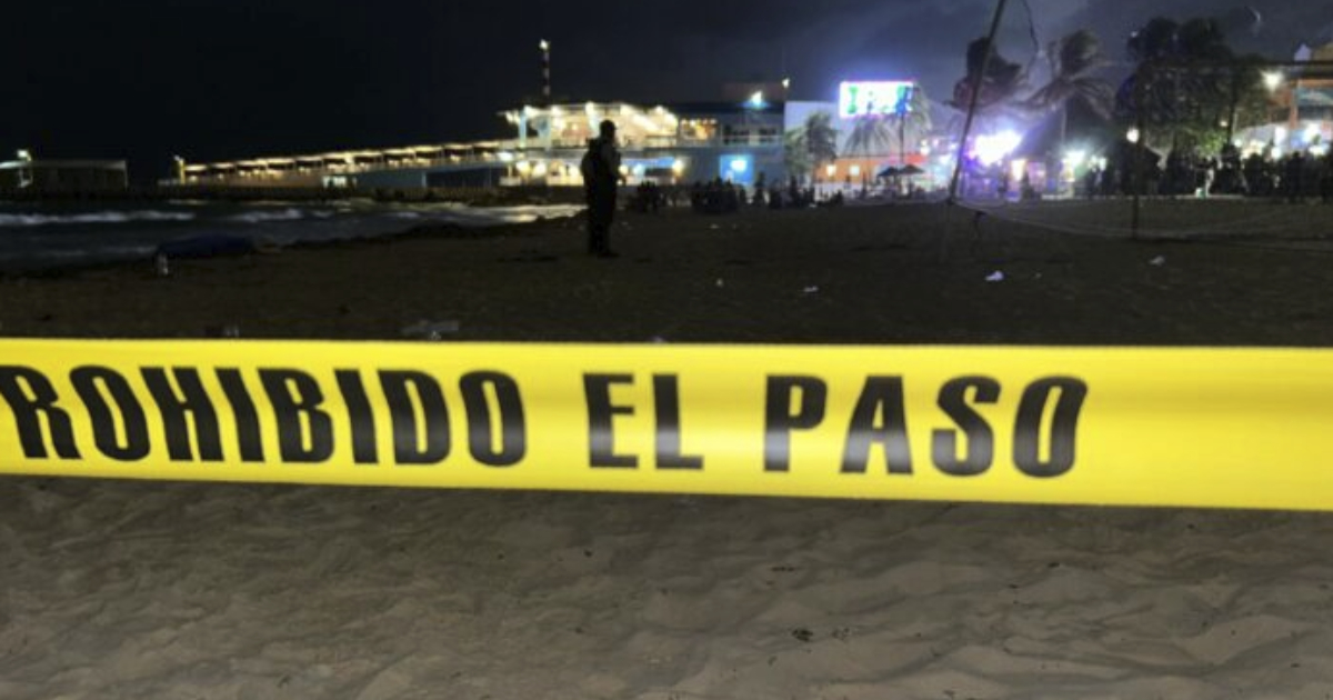 Hombre ahogado en Playa