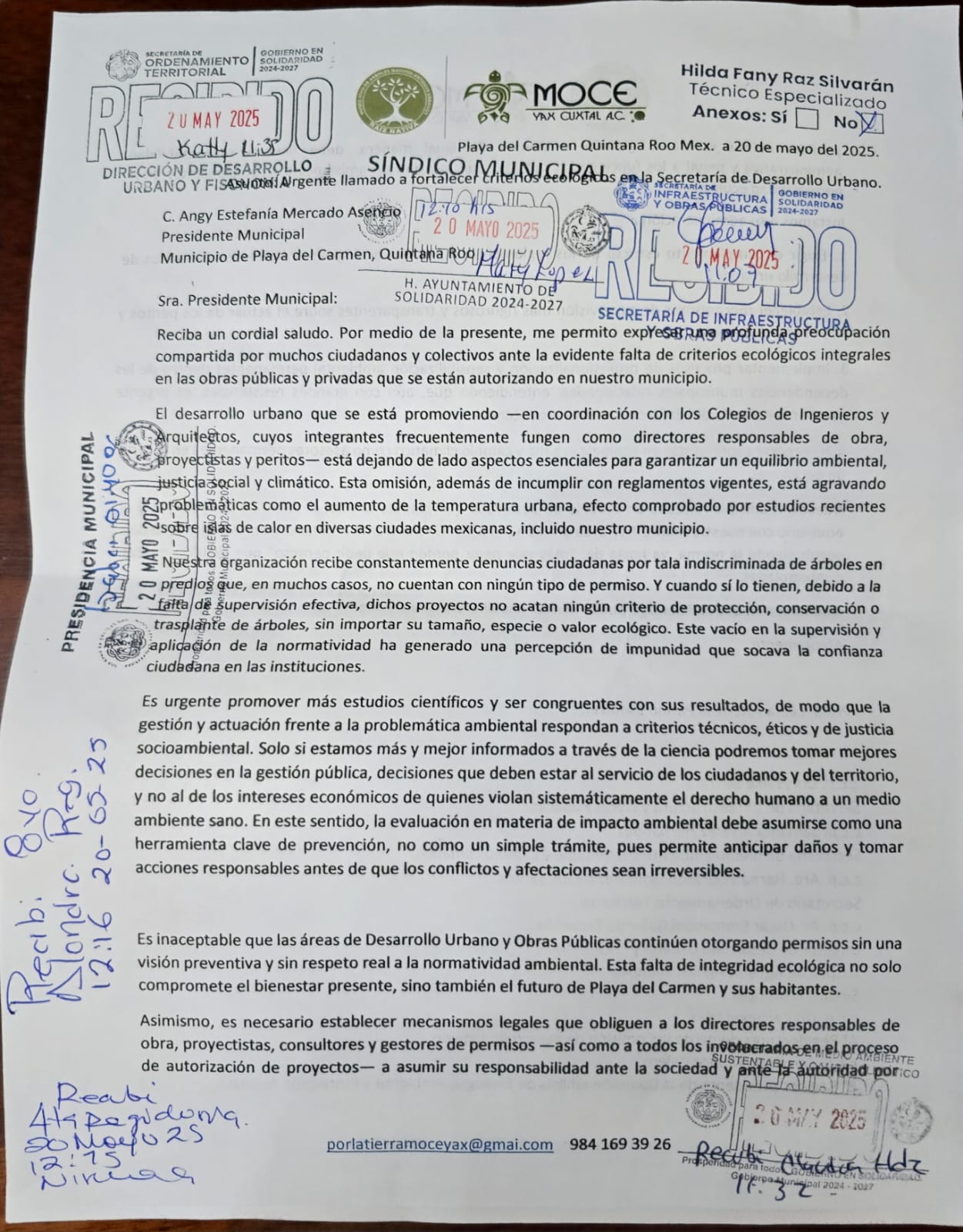 Permisividad frente al deterioro ecológico