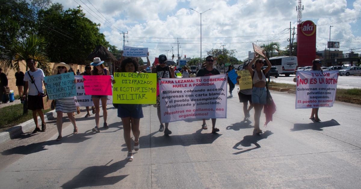 Acceso libre a las playas exigen en protesta