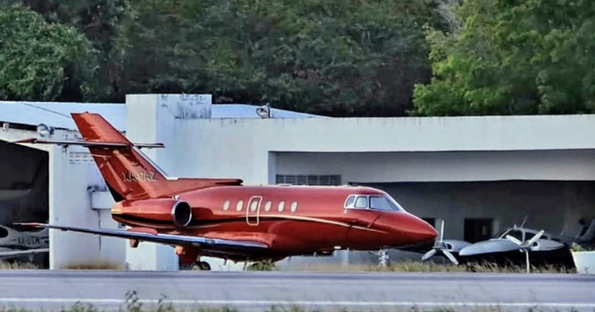 Jet privado Eduin Caz en Chetumal