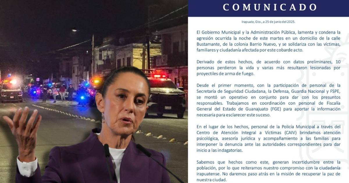 Ataque armado durante una fiesta patronal