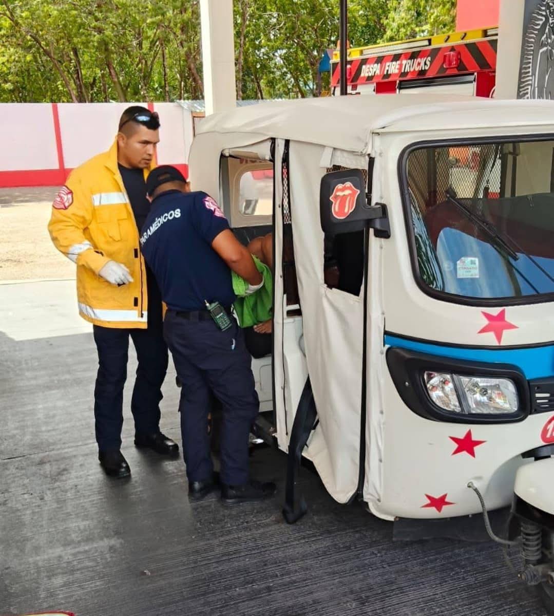 Bebé nació en una estación de bomberos