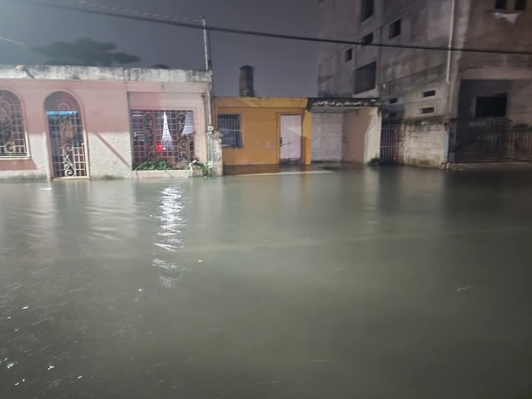 Intensas lluvias en Chetumal