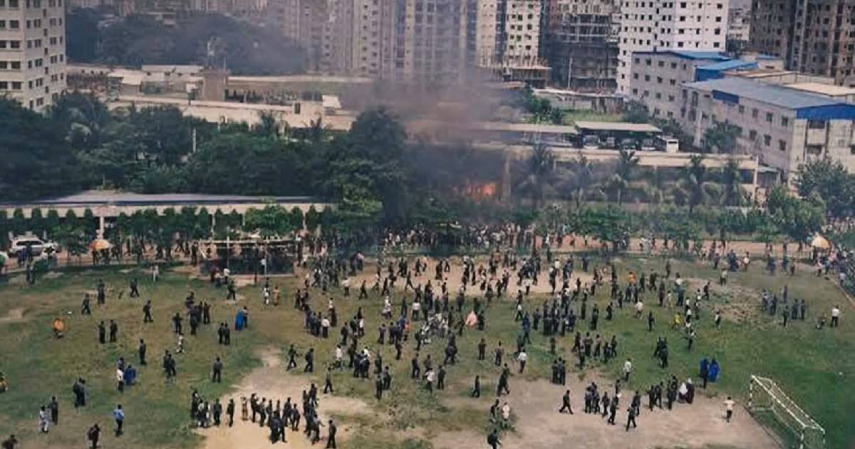 Accidente aéreo en Bangladesh en campus